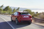 2020 Jaguar E-Pace P300 R-Dynamic AWD in Firenze Red Metallic - Driving Rear Left View